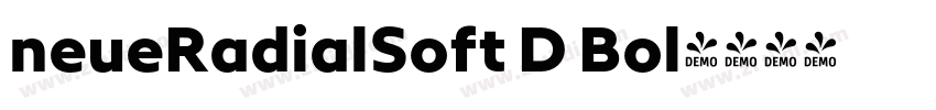 neueRadialSoft D Bol字体转换